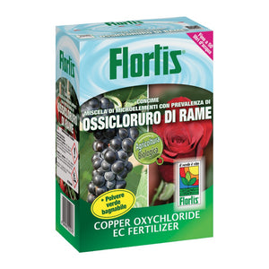 OSSICORURO DI RAME FUNGICIDA PIANTE concime curativo OIDIO MALBIANCO FLORTIS 250