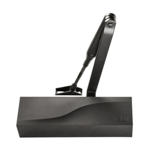 ISEO IS60 CHIUDIPORTA C/FERMO MAX 100 KG NERO CERTIFICATO