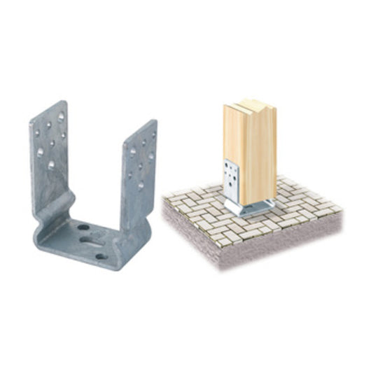 PIASTRA 791 SUPPORTO ANCOR U ZINC FUOCO 60X121 MM