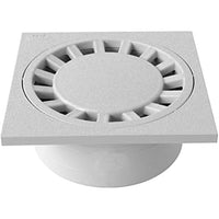 Pozzetto sifonato da pavimento 10x10 in pvc cr