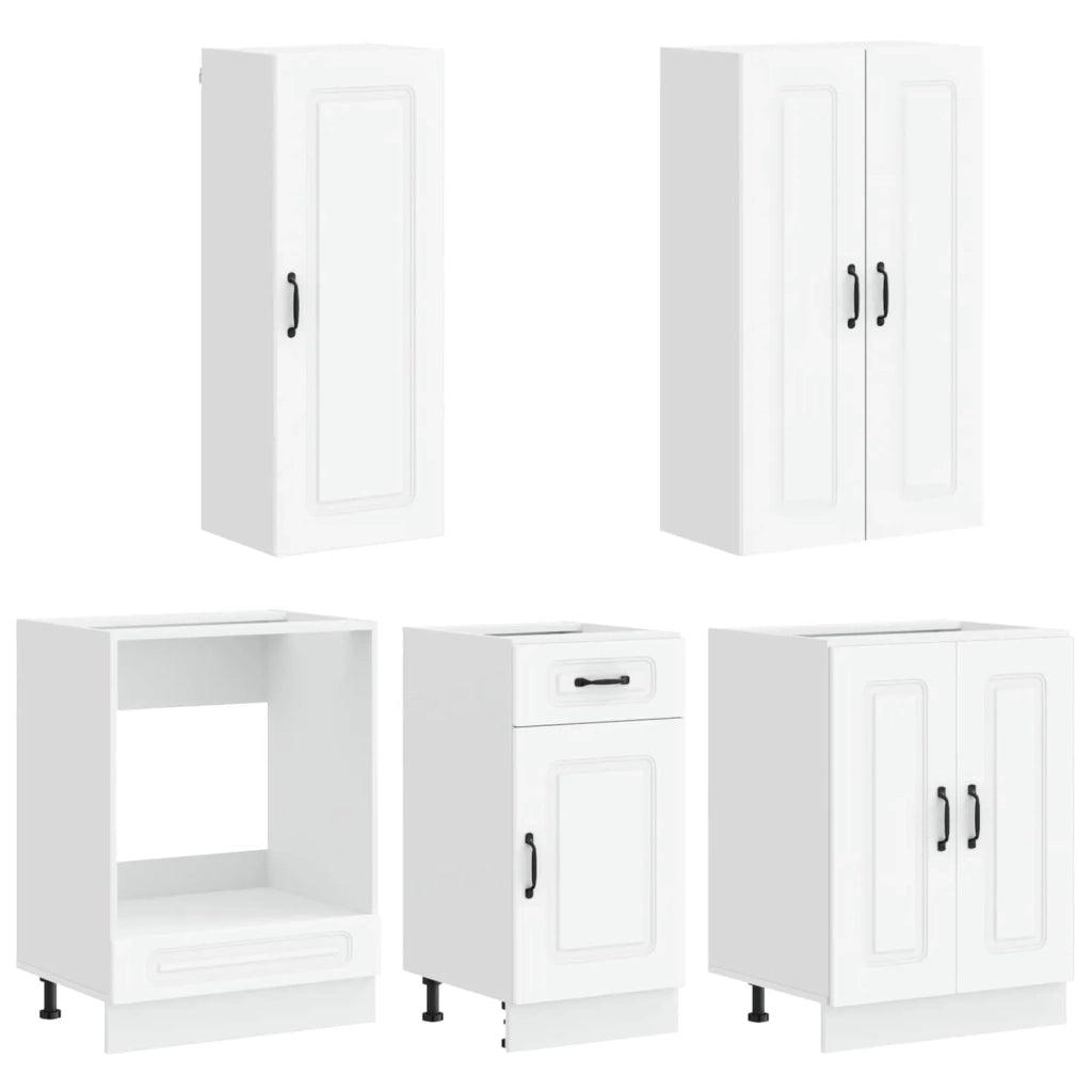 Unità Cucina KALMAR 5 pcs Bianco Legno ingegnerizzato 3438245