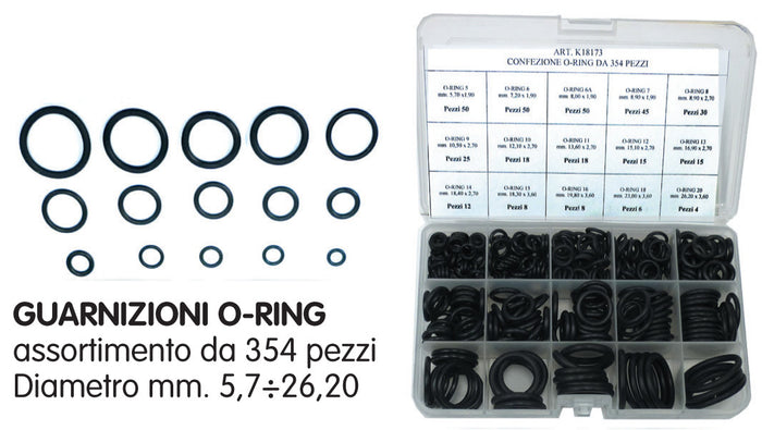 CASSETTA O-RING MISTA 354 PZ