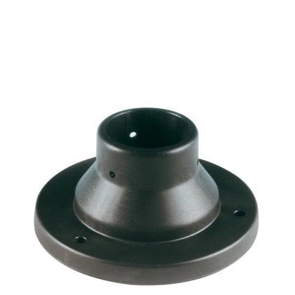 BASE PER PALO CILINDRICO 60MM NERA