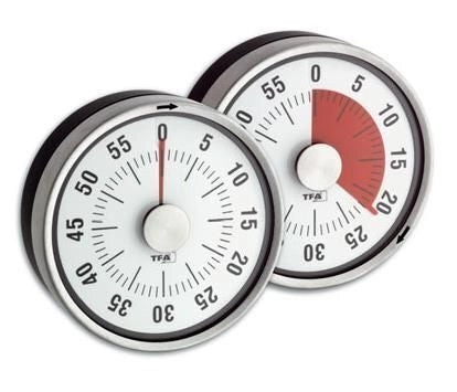 TFA-Dostmann 38.1028.10 sveglia Nero, Grigio