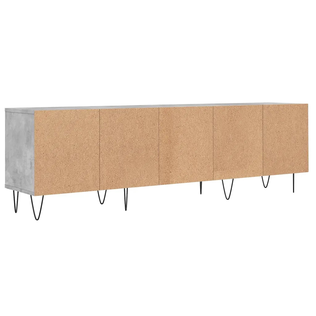 Mobile TV | Armadietto TV | Mobile Porta TV Grigio Cemento 150x30x44,5 cm Legno Multistrato