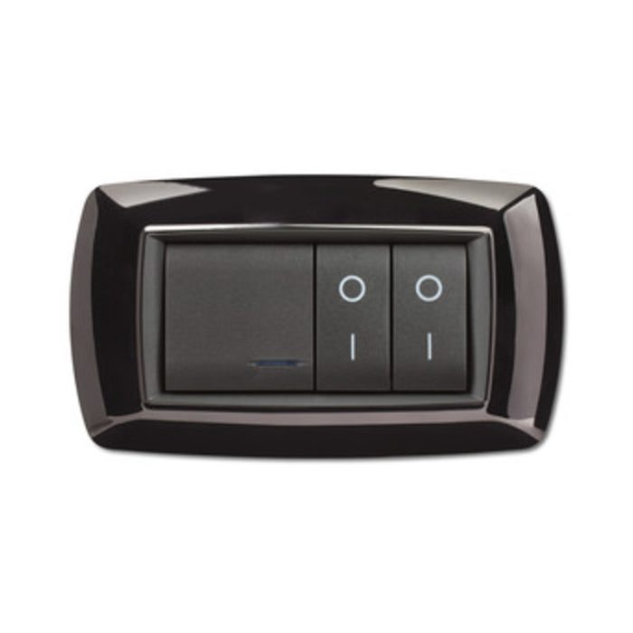 PLACCA LIFE LIVING PLAST NERO 4P