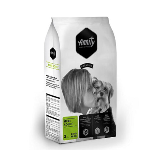 CIBO CANE AMITY  3 KG MINI ADULT POLLO E AGNELLO