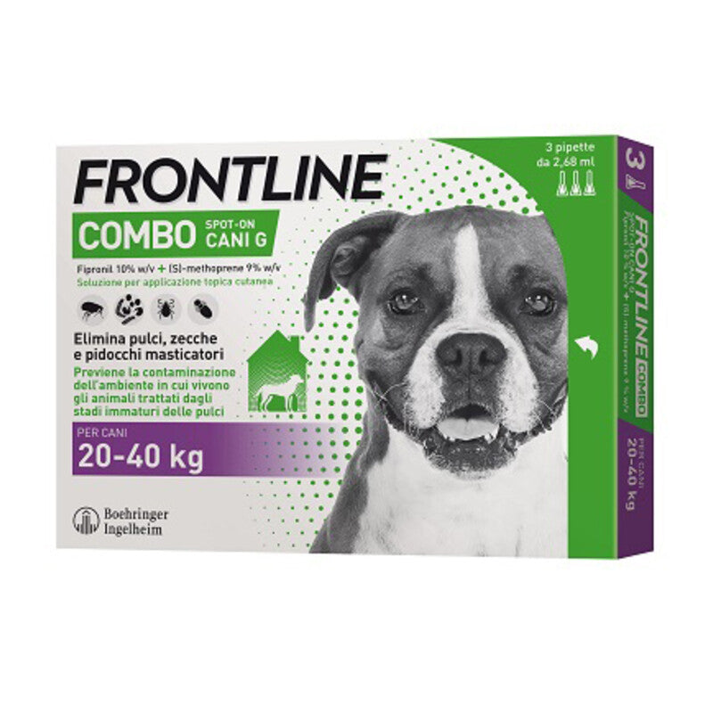 FRONTLINE COMBO 20-40 KG CANI GRANDI 3 PIPETTE