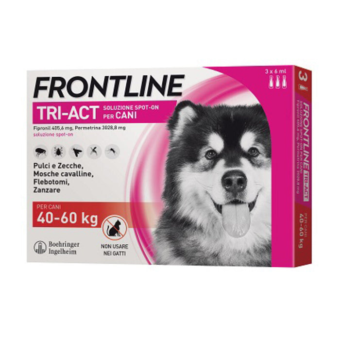 FRONTLINE TRI-ACT CANI 40-60 KG 3 PIPETTE