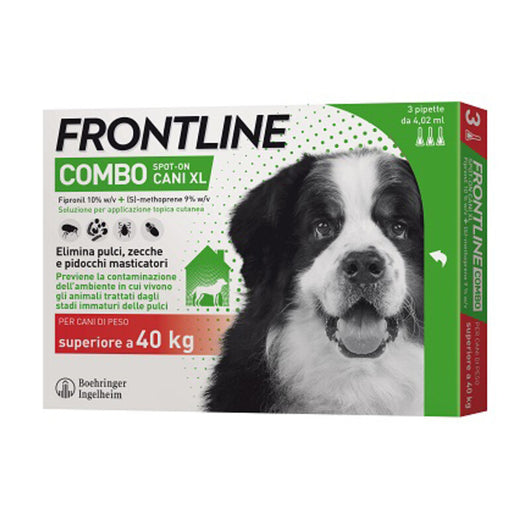 FRONTLINE COMBO 40-60 KG CANI XL 3 PIPETTE