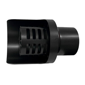 C TERMINALE INOX ORIZZONTALE VERNIC D  8 CM