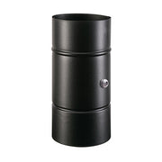TUBO PORCELLANATO C/COMB C/TAPPO D 10XH19CM NERO CLASSIC