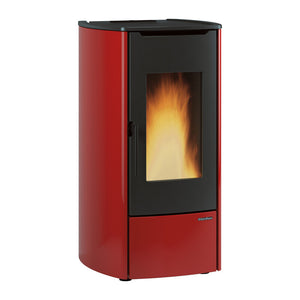 TERMOSTUFA PELLET 14.8 KW MARINA IDRO H11 BORDEAUX