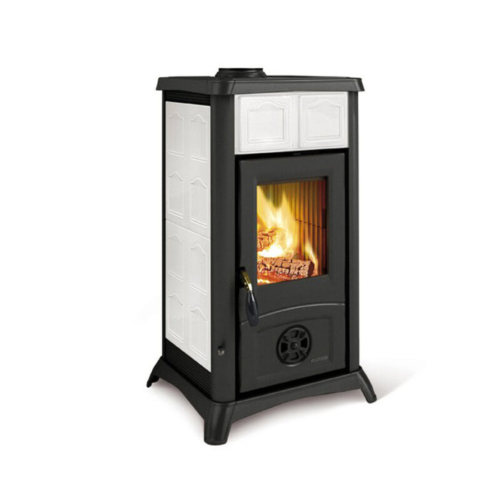 STUFA LEGNA  6 KW GEMMA BIANCO