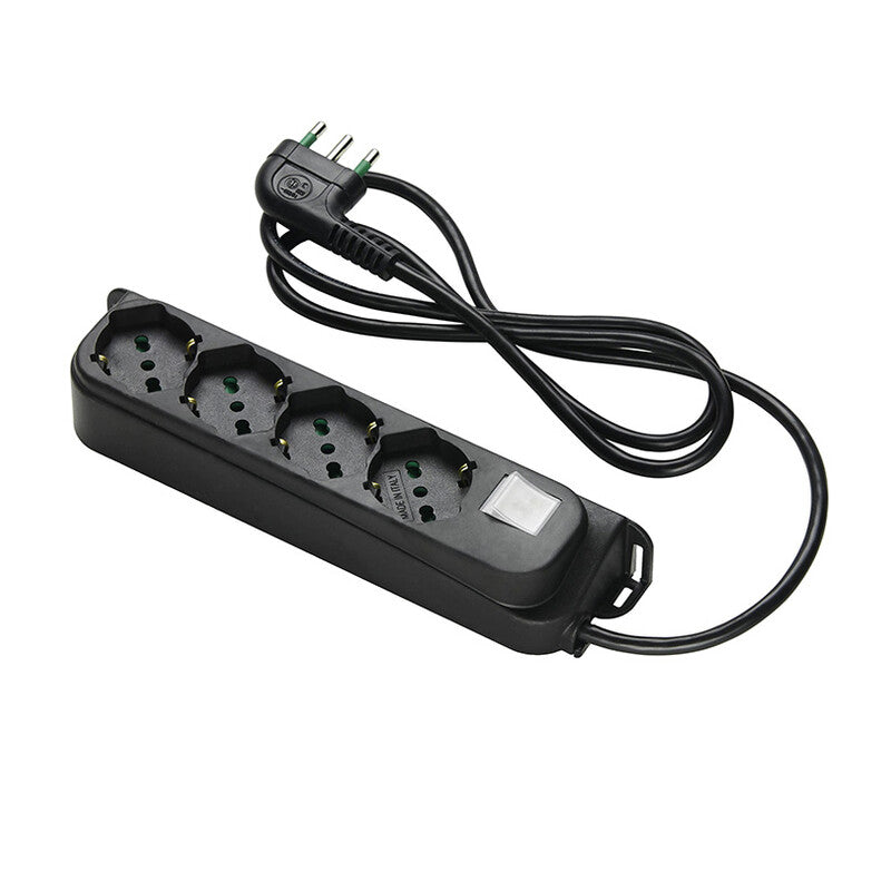 FME 47.421 MULTIPRESA 4P BIP/SC+INT NERO