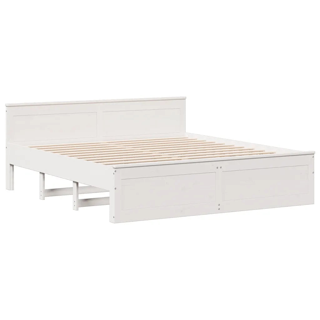 Giroletto con Libreria senza Materasso 180x200 cm in Legno Pino 3308913