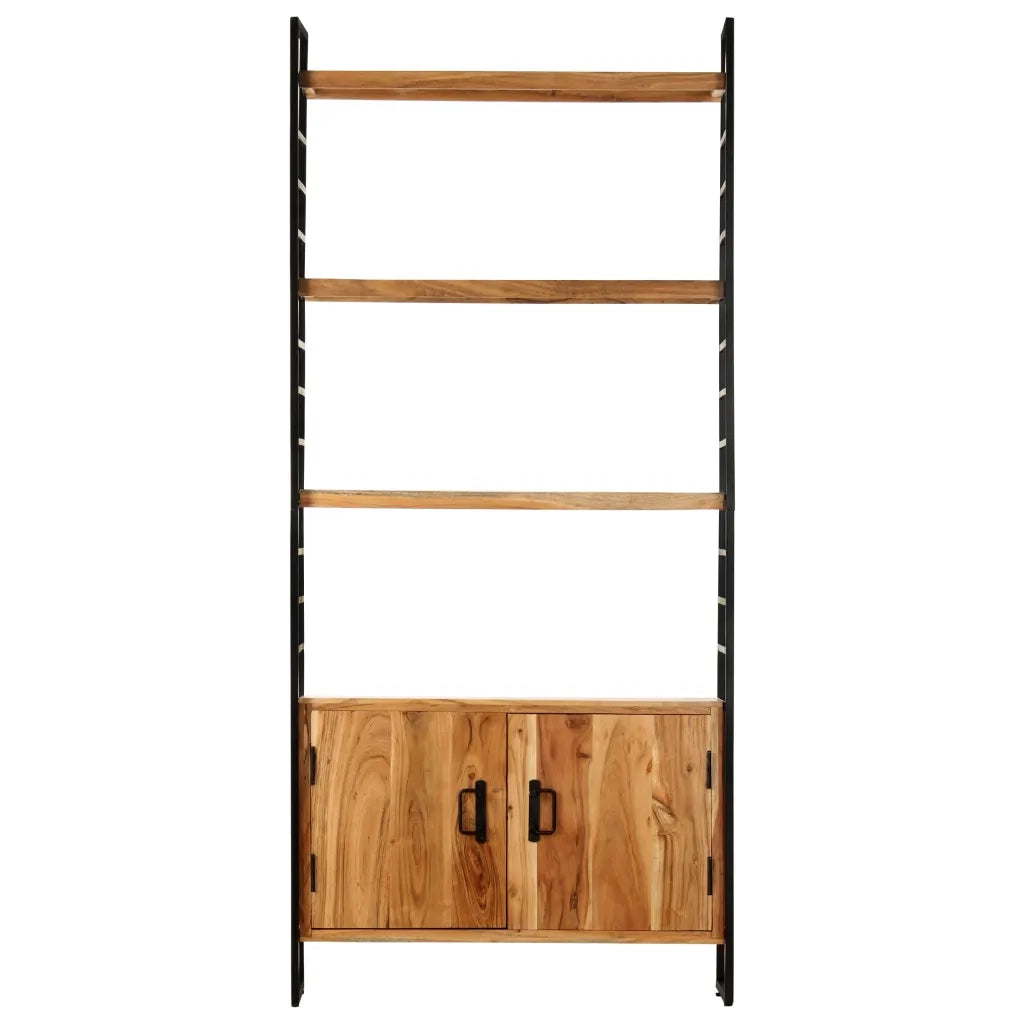 Libreria a 4 Livelli 80x30x180 cm in Legno Massello di Acacia 284420
