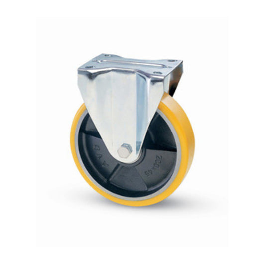 RUOTA POLIURETANO D  80X20 MM 22/A PIASTRA FISSA