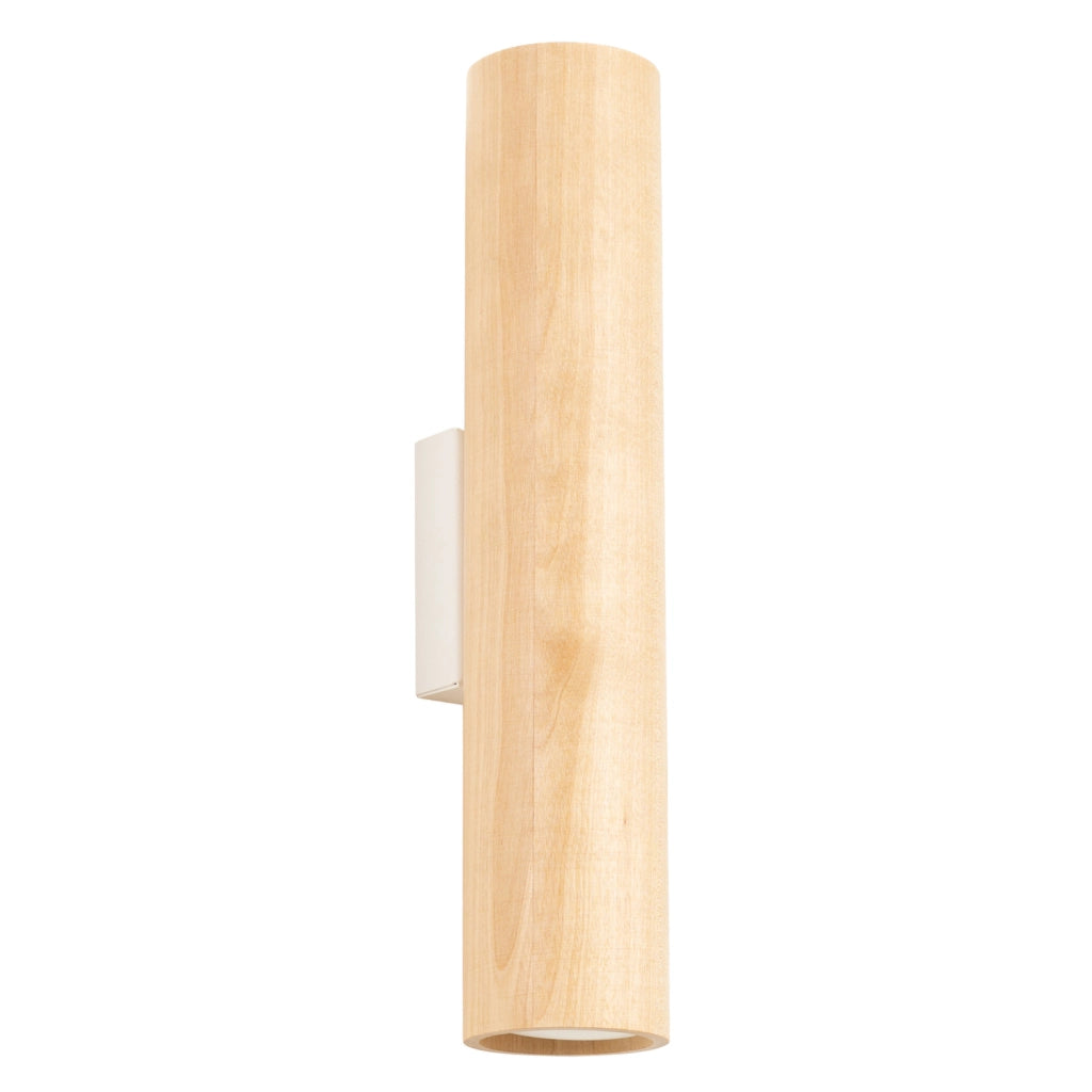 Applique scandinava legno/bianco up&down 2xGU10 Casano