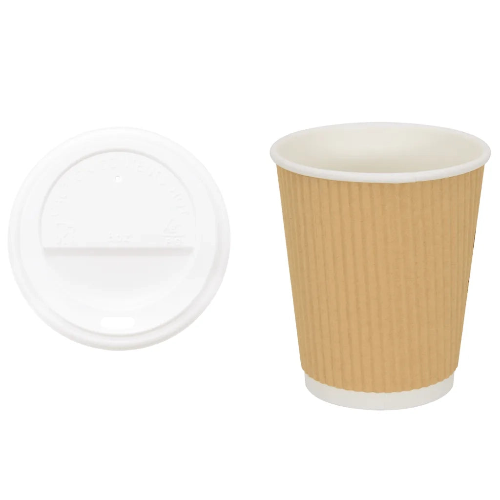 Tazze da Caff¨¨ in Carta con Coperchi 1000 pz 8oz 200 ml CFW1807529