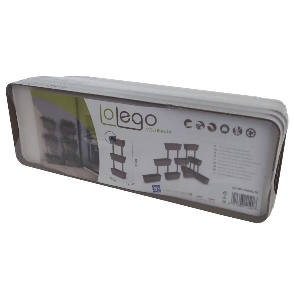 vidaXL Fioriere da Giardino 6 pz Grigio Talpa