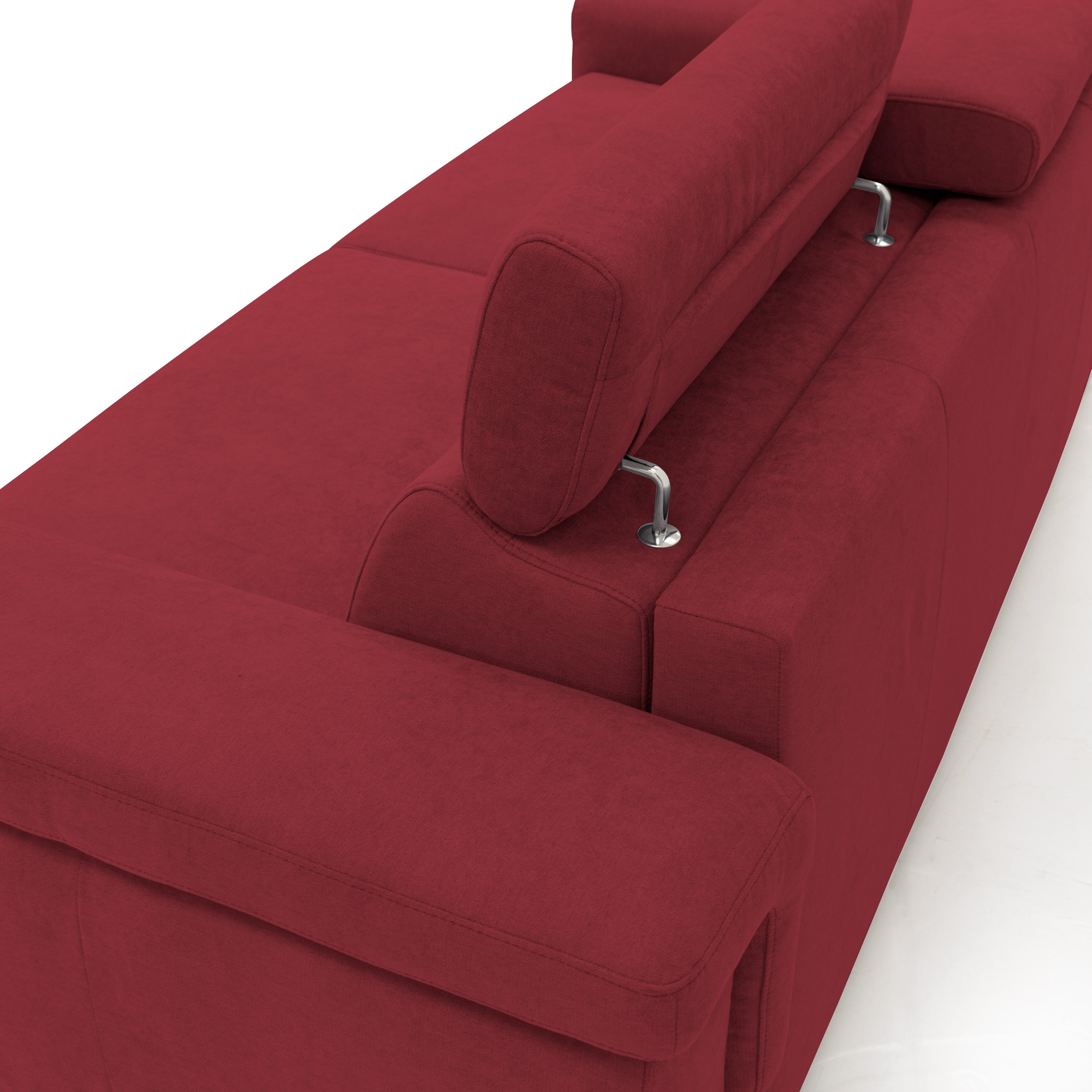 Giunone Divano letto mat. H18 240 cm (mat. 160x197 cm) rosso