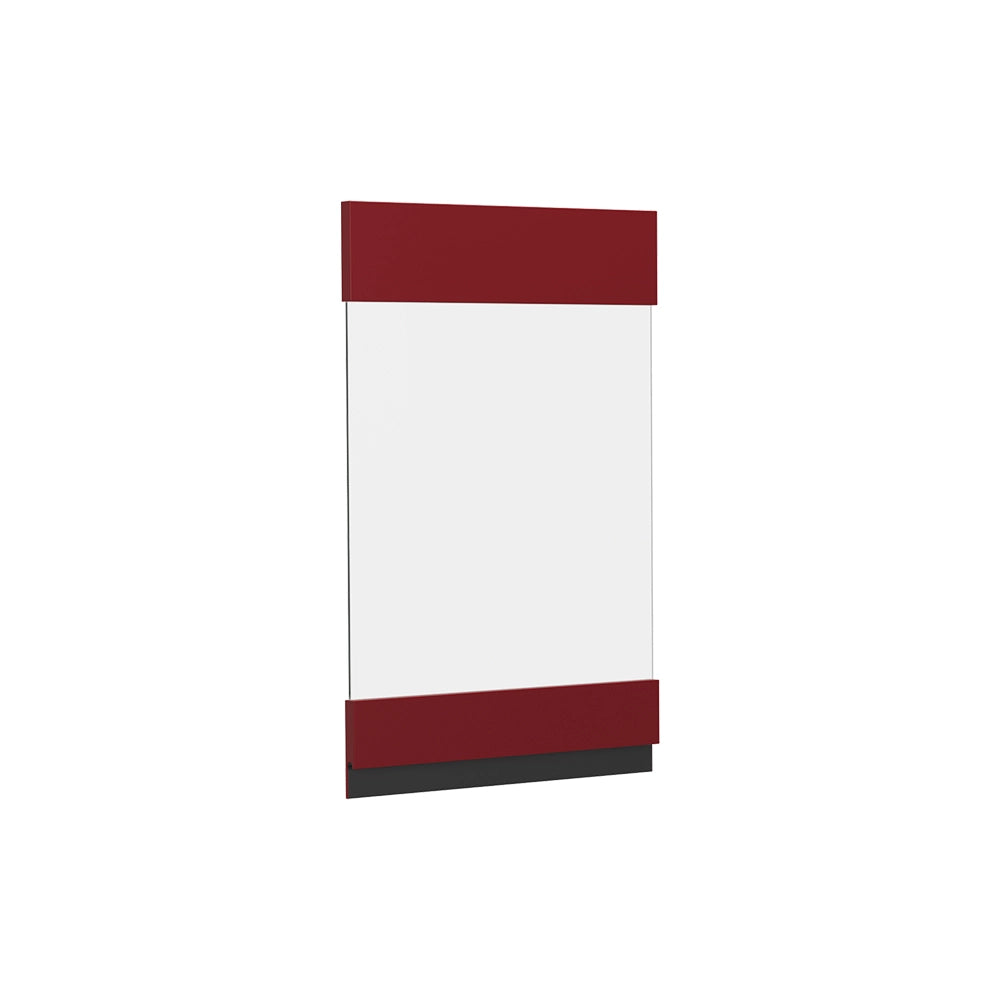 Vicco Frontale cucina Rosso 39.6 x 59 cm frontale del mobile per pensile con vetro