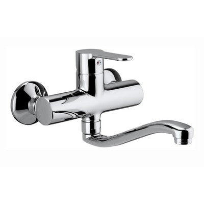 Miscelatore lavello a muro serie linea blu paffoni