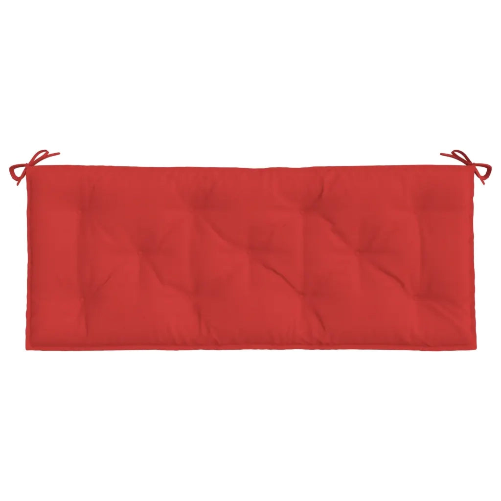 Cuscino per Panca Rosso 120x50x7 cm in Tessuto Oxford 361589