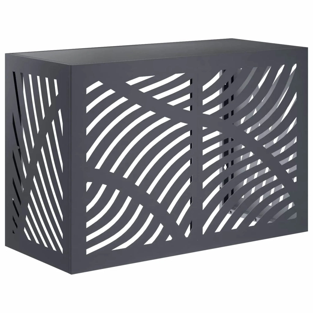 Copertura per condizionatore d'aria Antracite 90 x 40 x 60 cm 8014096