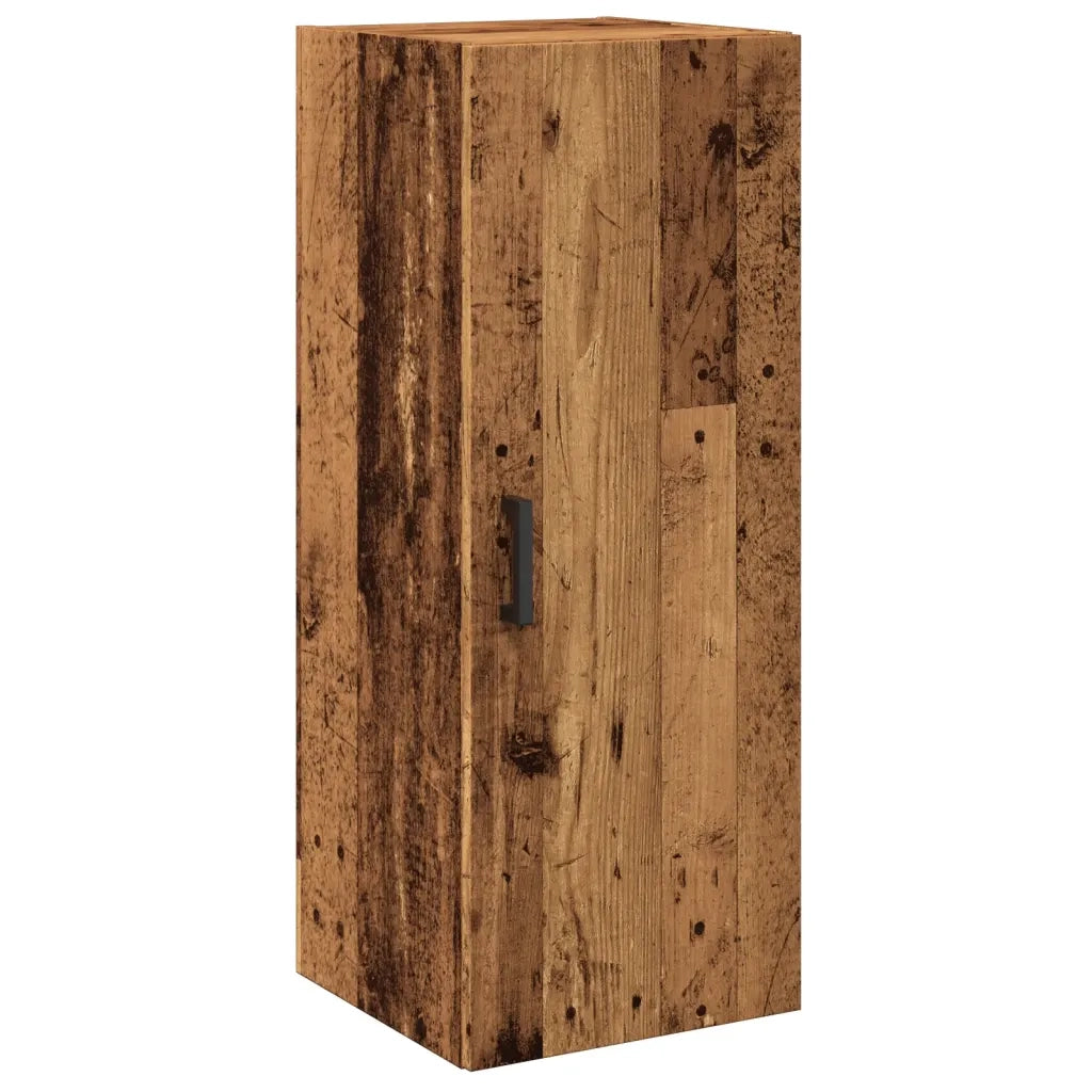 vidaXL Mobile a Parete Legno Vecchio 34,5x34x90 cm in Truciolato
