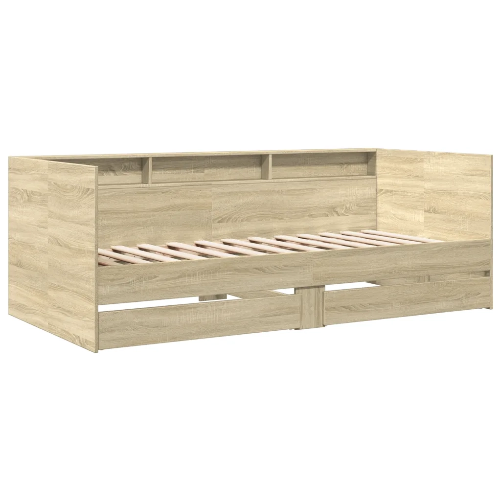 Divano Letto con Cassetti senza Materasso 90x200 cm