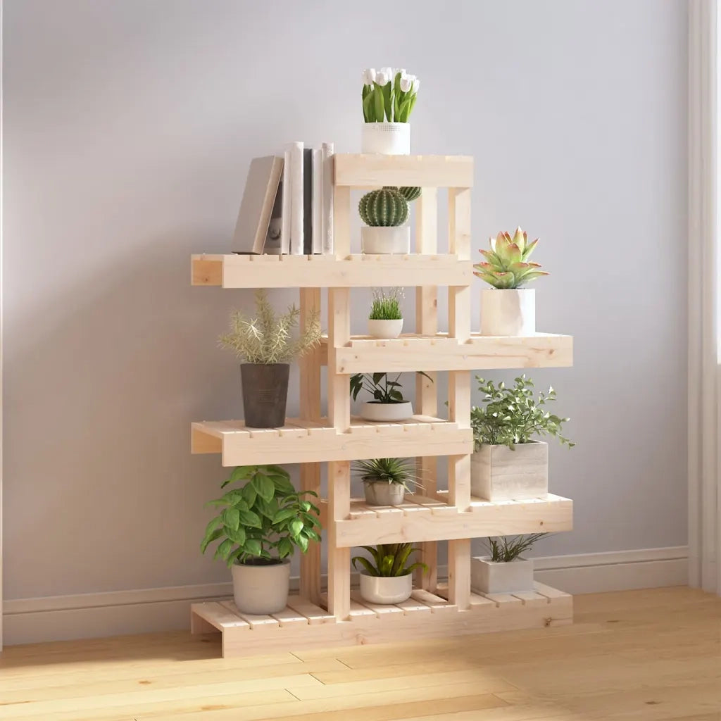Supporto per piante | Sostegno per piante 85x25x109,5 cm in Legno Massello di Pino