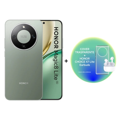 Honor magic8 lite 5g 17,2 cm (6.79") magicos 9.0 usb tipo-c 8 gb 256 gb 7500 mah verde - BRP-NX1M