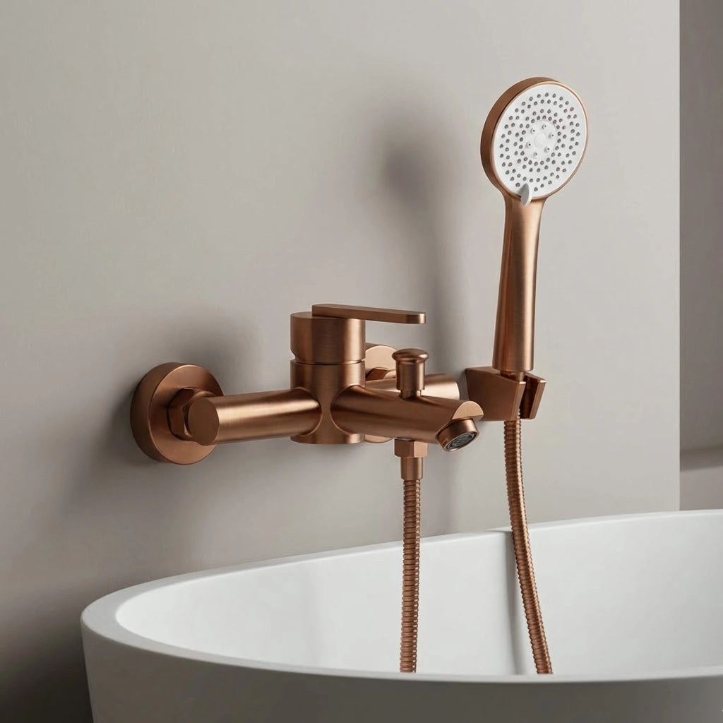 Rubinetto Da Vasca Rea Ontario Brush Copper