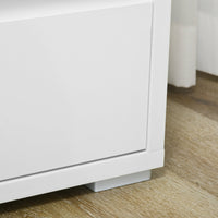 Cassettiera 3 Cassetti 70x37x75 cm in Truciolato Bianco