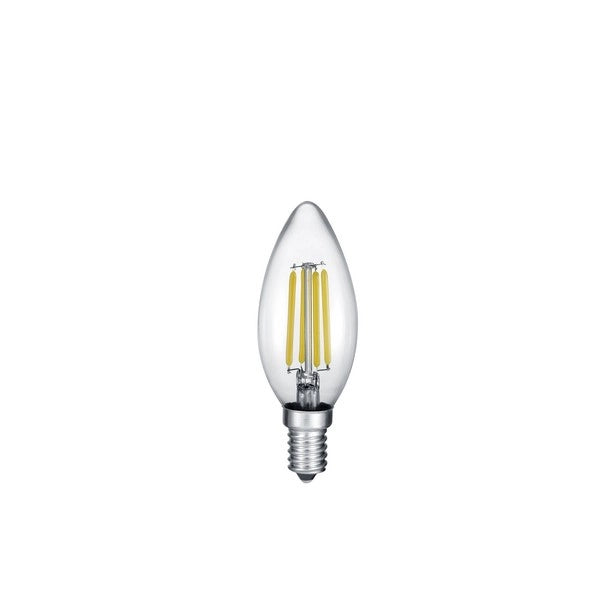 Lampadina LED candela trasparente E14 4W 470 lm Trio