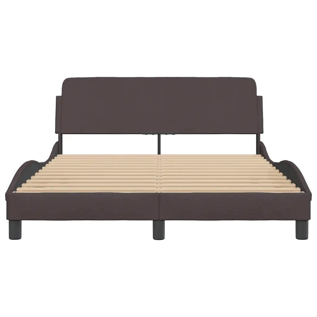 Giroletto Dover Marrone Scuro 140x190 cm Tessuto 373168