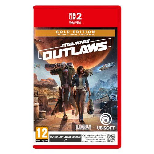 Videogioco ubisoft e06958 switch 2 star wars outlaws gold edition