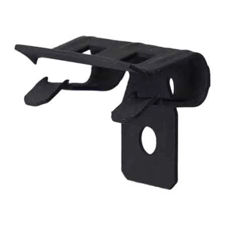 CLIP DI SUPPORTO ORIZZONTALE PER PENDINO Foro da   Ø 4 mm - 100 pezzi- AKIFIX
