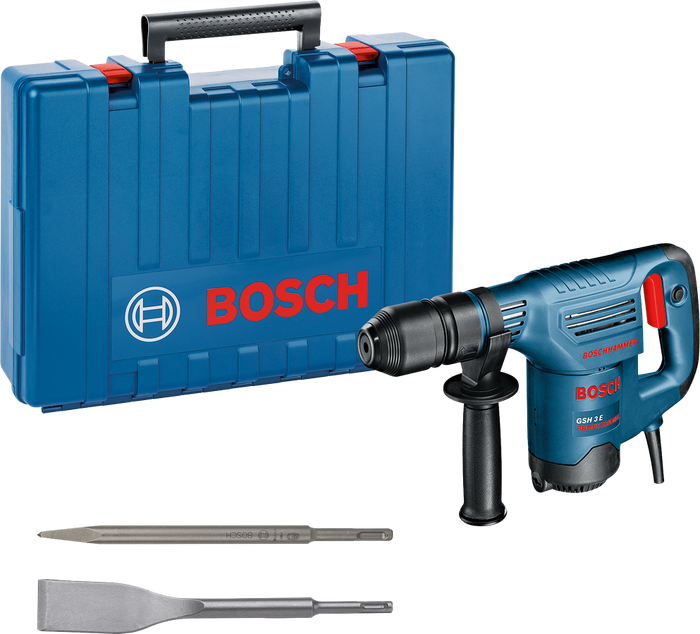 Martello Demolitore Bosch GSH 3 – 650 W, 2,4 J, Attacco SDS Plus