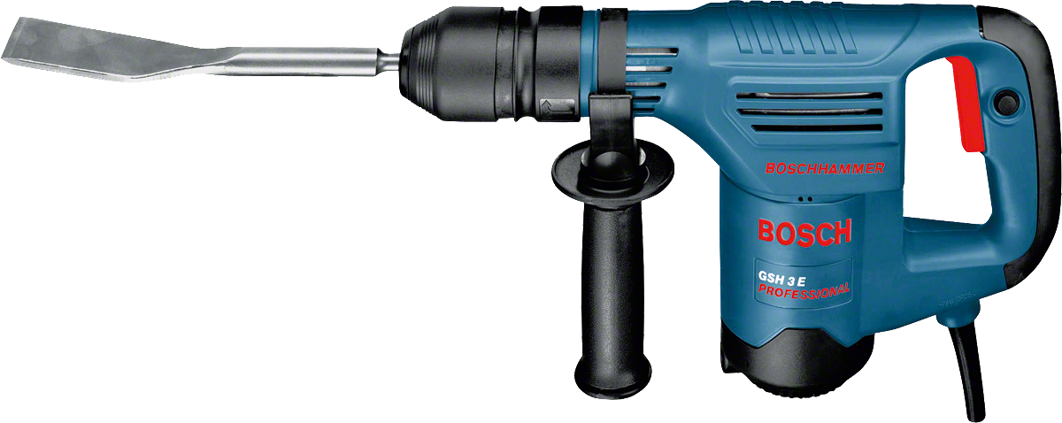 Martello Demolitore Bosch GSH 3 – 650 W, 2,4 J, Attacco SDS Plus