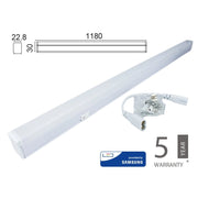 Plafoniera Tubo Led T5 120cm 16W Neutro 4000K Lineare Raccordabile Allungabile Chip Smd Samsung SKU-21696