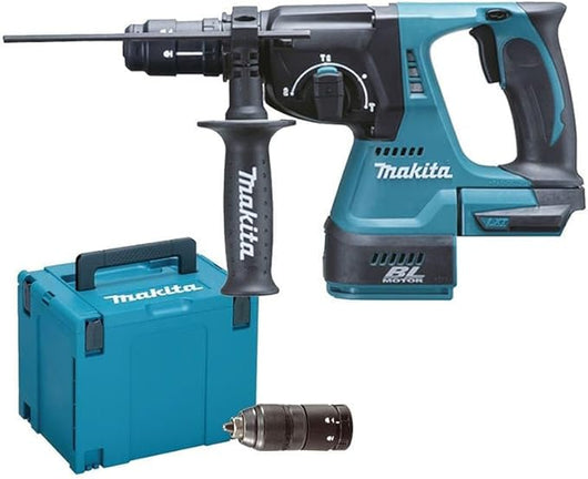 Tassellatore Makita a batteria Makita 18V brushless 24mm con Makpac DHR243ZJ LXT