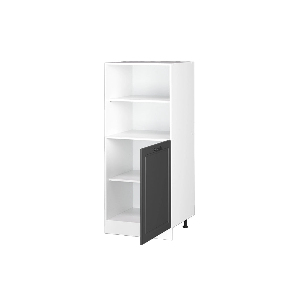 Mobile per forno da incasso R-Line Antracite rustico/Bianco 60 cm Vicco