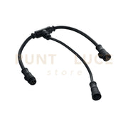 CAVO DI CONNESSIONE A T CON 1 CONNETTORE MASCHIO E 2 FEMMINE IP67 40CM + 20CM
