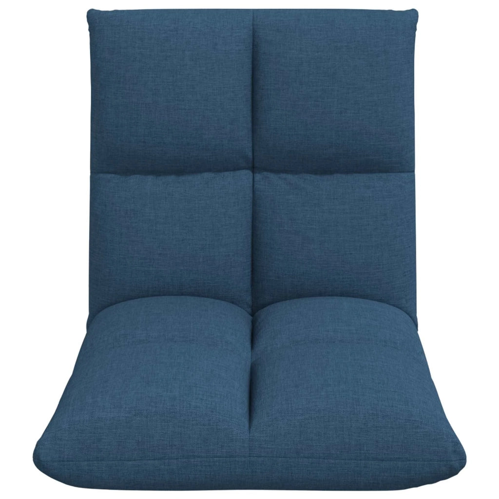 Sedia a pavimento regolabile Blu Tessuto