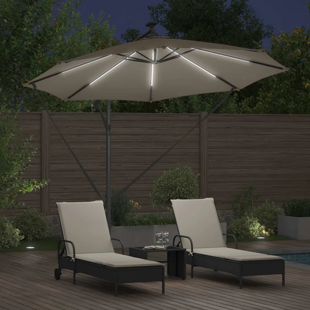 Ombrellone Talpa 294 x 294 x 248 cm Poliestere e Alluminio 42003386