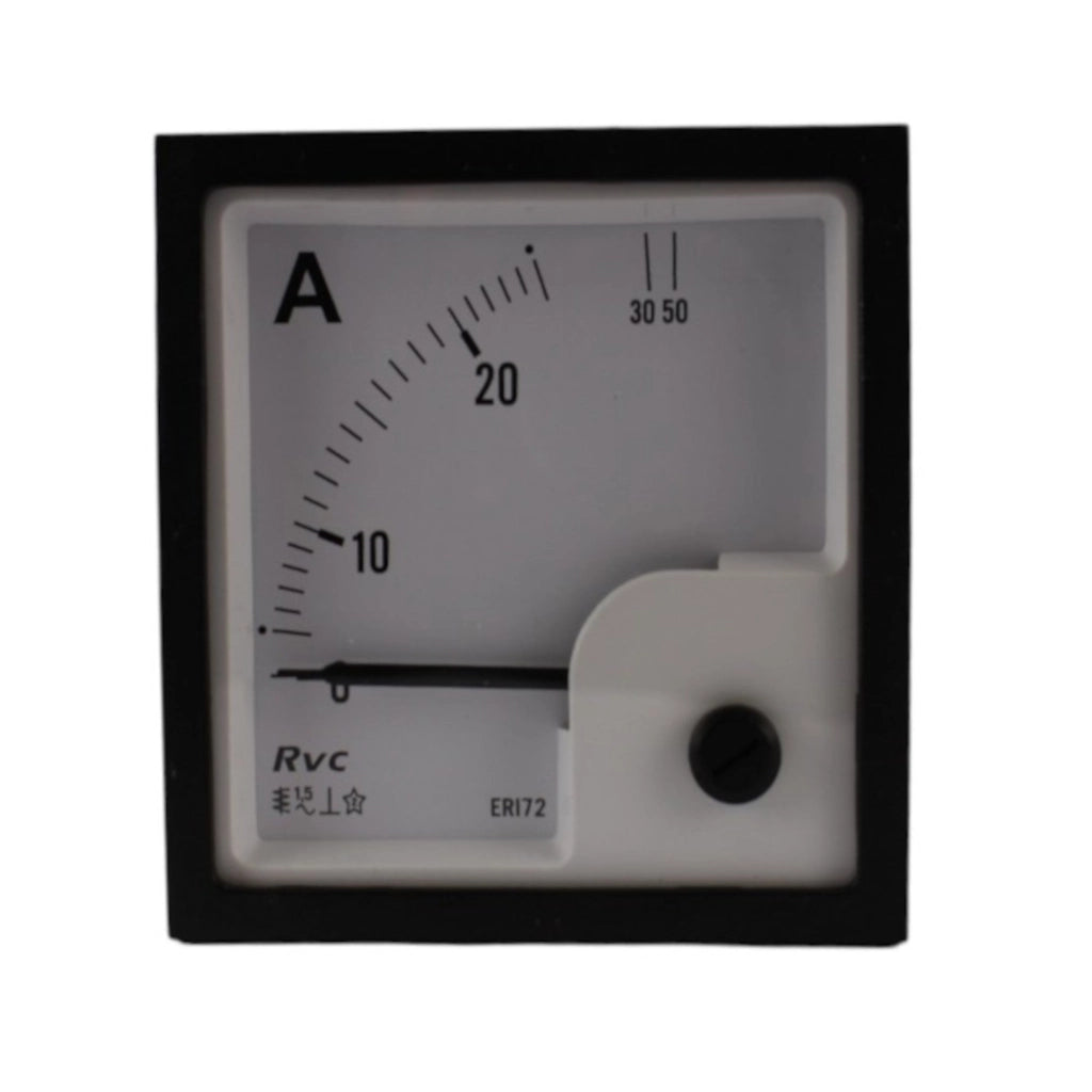 Amperometro analogico AC 72x72 25A 2In diretto Revalco