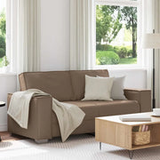 Divano a due posti Cappuccino 180 cm Pelle Sintetica 4105055